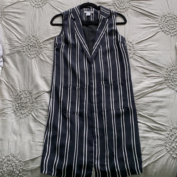 NWOT Glamorous Nautical inspired knee length vest XS - Picture 1 of 5